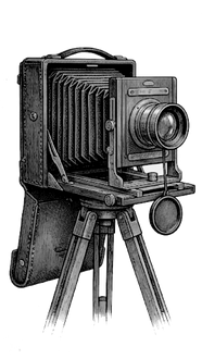 View camera, engraving