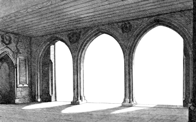 Arcaded gallery, engraving